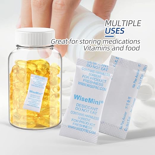 1 Gram 1400 Packs Silica Gel Packets, Silica Packets, Food Grade Dessicant - Image 3