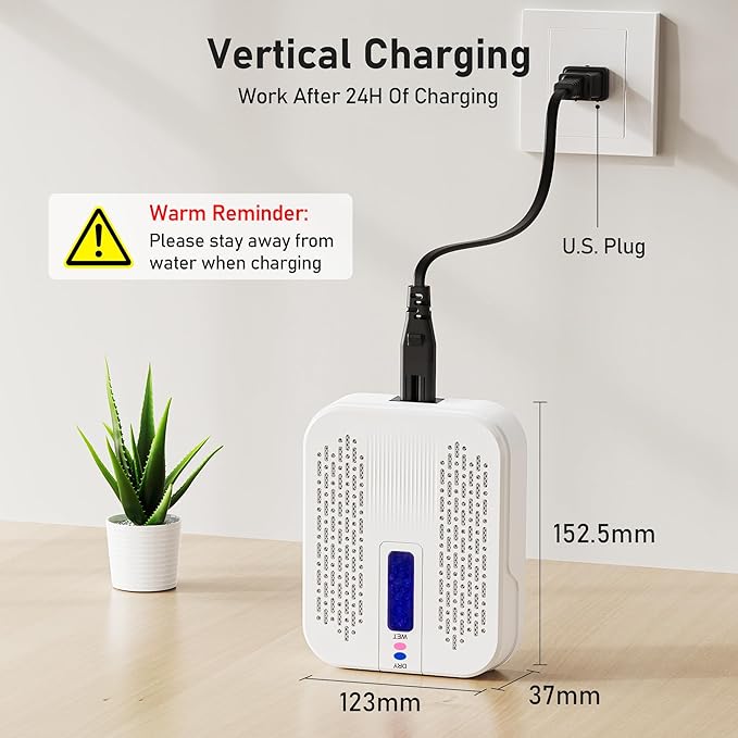Rechargeable Small Dehumidifier, Portable Mini Dehumidifier - Image 4