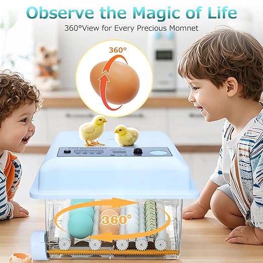 Incubators for Hatching Eggs 16 Egg Automatic Egg Incubator - Image 7