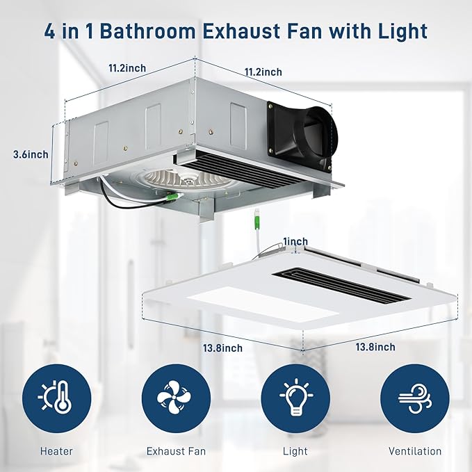 Quiet Bathroom Exhaust Fan - Image 3