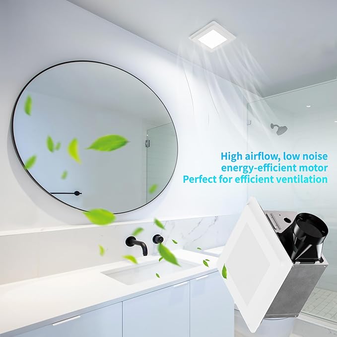 2 in 1 Bathroom Exhaust Fan - Image 4