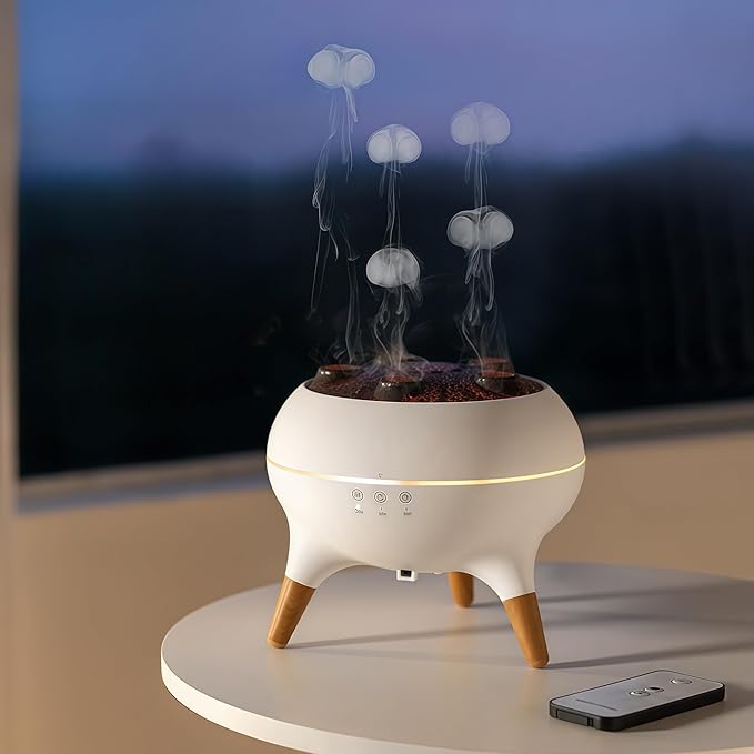 Dynamic Jellyfish Air Humidifier & Jellyfish Essential Oil Diffuser by SUPNOVABATTERYMONITOR
