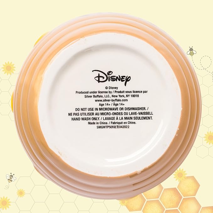 Silver Buffalo Disney Winnie the Pooh Honey "Hunny" Pot Sculpted 3D Hand - Image 8