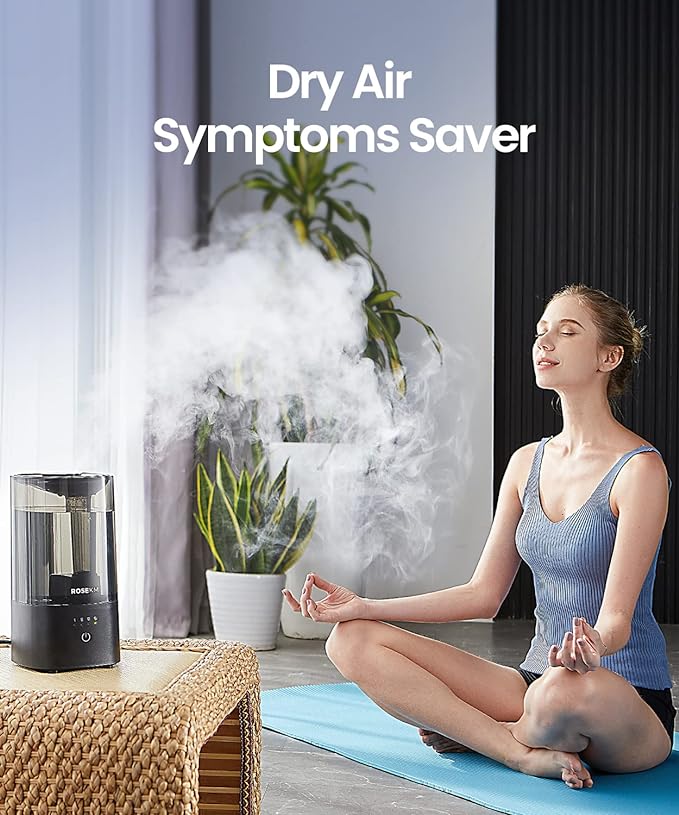 Humidifiers for Bedroom, 2.0L Cool Mist Humidifier for Home Plant and Baby - Image 2