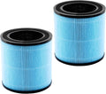 2 Pcs Replacement Filters, 4 in 1 True Filters High Efficiency Activated Carbon by BOXOB