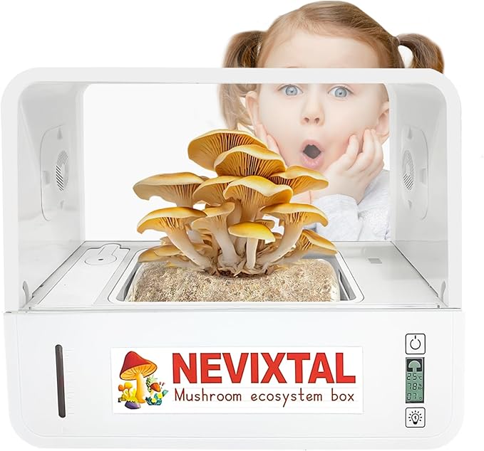 Smart Mushroom Growing Tent, Grow Mushrooms at Home Kit, Fully Automatic by Nevixtal