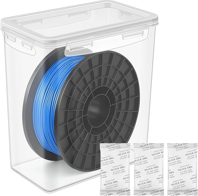 1 Pcs Filament Storage Box for 3D Printer 10 x 9 x 6 Inches Filament Storage by Kritkin