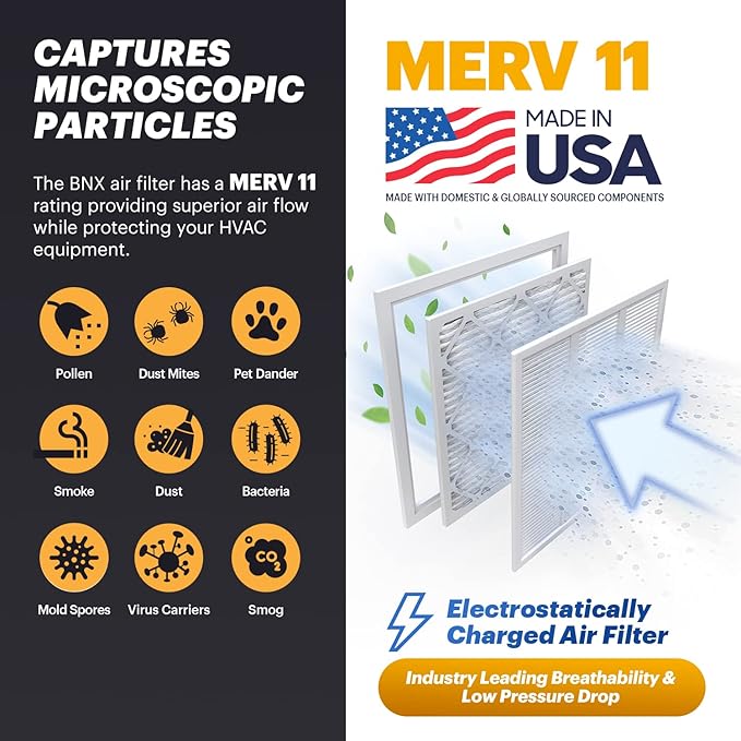 BNX TruFilter 14x25x1 Air Filter MERV 11 - Image 4