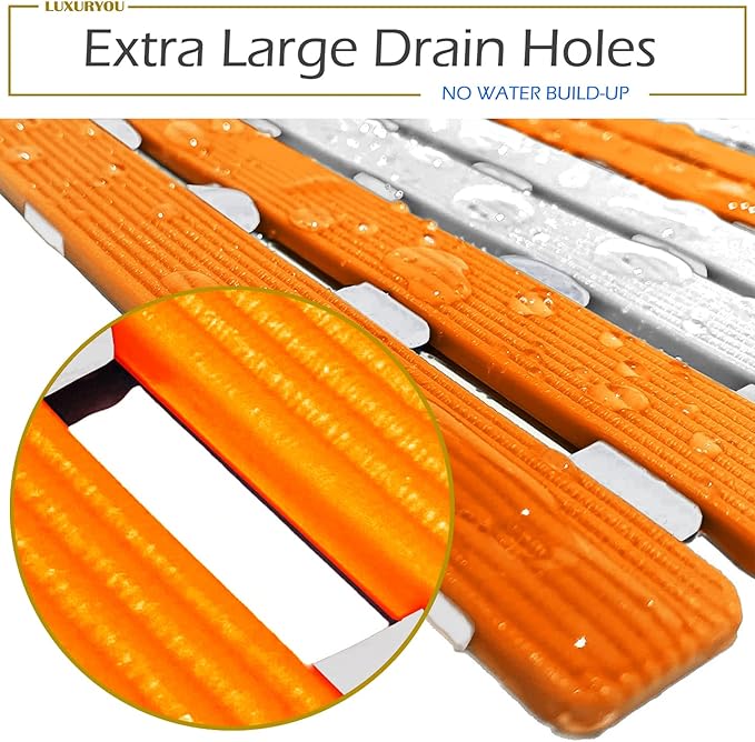 Non Slip Bathtub Mat | Double-Layered Shower Floor Mat - Image 5