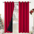 BGment Christmas 100% Blackout Curtains Thermal Insulated by BGment