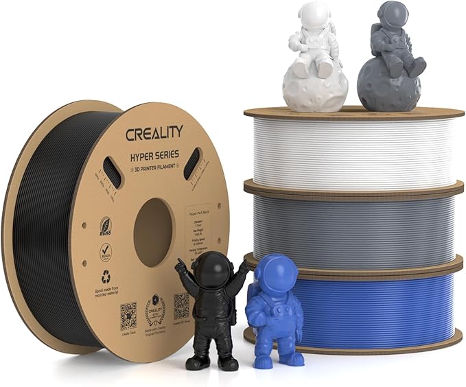 Creality Hyper PLA Filament 1.75mm, 30-600mm/s High Speed 3D Printer Filament by Creality