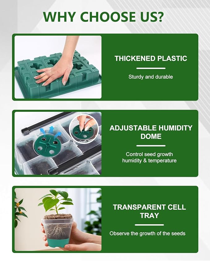 joyhalo 12 Cell Seed Starter Kit - Image 4