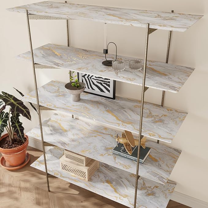 CRE8TIVE Beige Gold Marble Contact Paper - Image 7