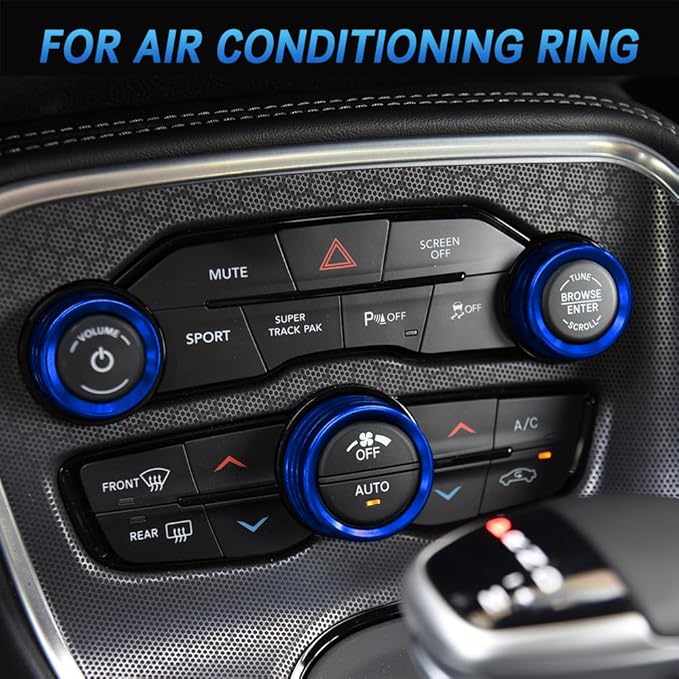 3PCS Air Conditioner Switch Button Knob Cover, Auto Accessories Climate Control - Image 2