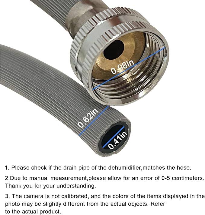 Dehumidifier Drain Hose 3/4 Inch FHT Connection, - Image 2