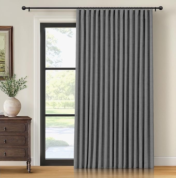 INOVADAY Thermal Sliding Door Curtains 100% Blackout Curtains by INOVADAY