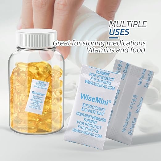 Silica Gel Packets, 0.5 Gram 600 Silica Packets, Food Grade Dessicant, - Image 3