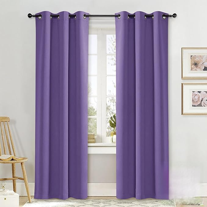 NICETOWN Curtain Blackout Drape Panel 3 Pass Microfiber Noise Reducing Thermal by NICETOWN