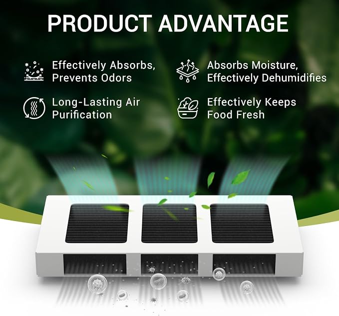 8 PACK Upgrade Refrigerator Air Filter Replacement - Image 3