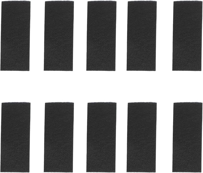 10Pcs Ceiling Fan Blade Filters, Self Adhesive Coconut Carbon Air Purifier Pads by Unknown