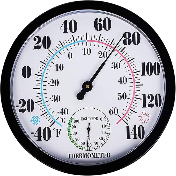 Indoor Outdoor Thermometer Hygrometer by Lirches