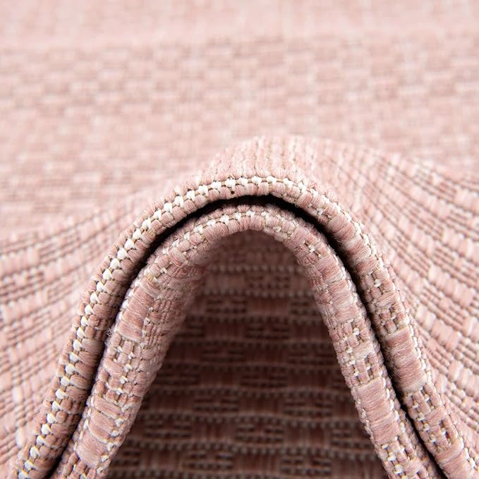 Unique Loom Collection Casual Transitional Solid Heathered Indoor/Outdoor - Image 7