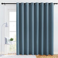 NICETOWN Lower Noise Room Divider Curtain Screen Partitions, Smoky Blue by NICETOWN