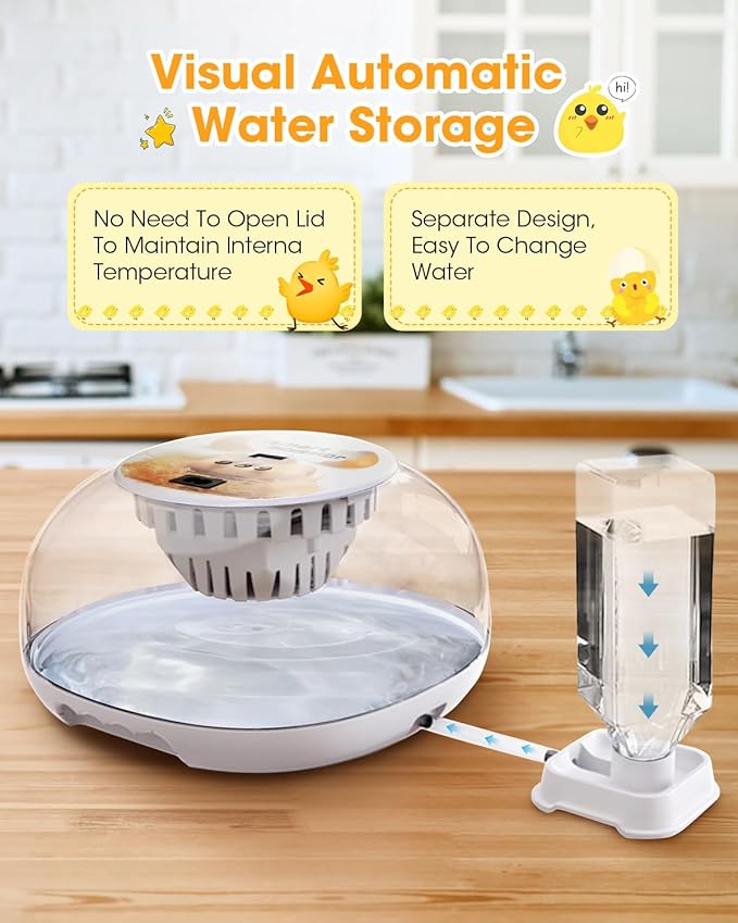 Incubators for Hatching Eggs, Chicken Waterer Cups, Automatic Egg Turner Holds - Image 5