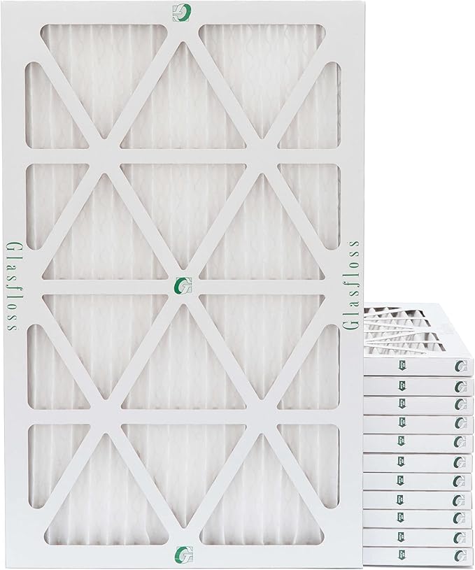 Glasfloss 14x25x1 MERV 13 AC & Furnace Air Filters. Case of 12. Actual Size: by Glasfloss
