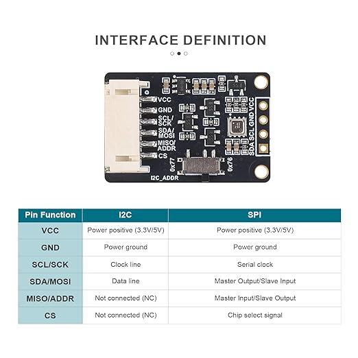 BME680 Environmental Sensor | 4-in-1 Temp Humidity Pressure Gas Detector | - Image 8