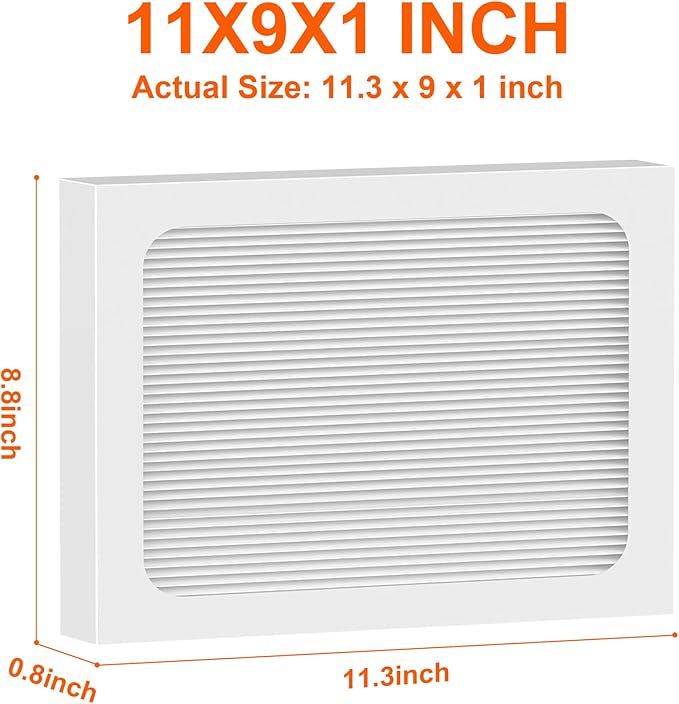9 x 11 x 1 MERV 13 Replacement Dehumidifier Filter Compatible - Image 2