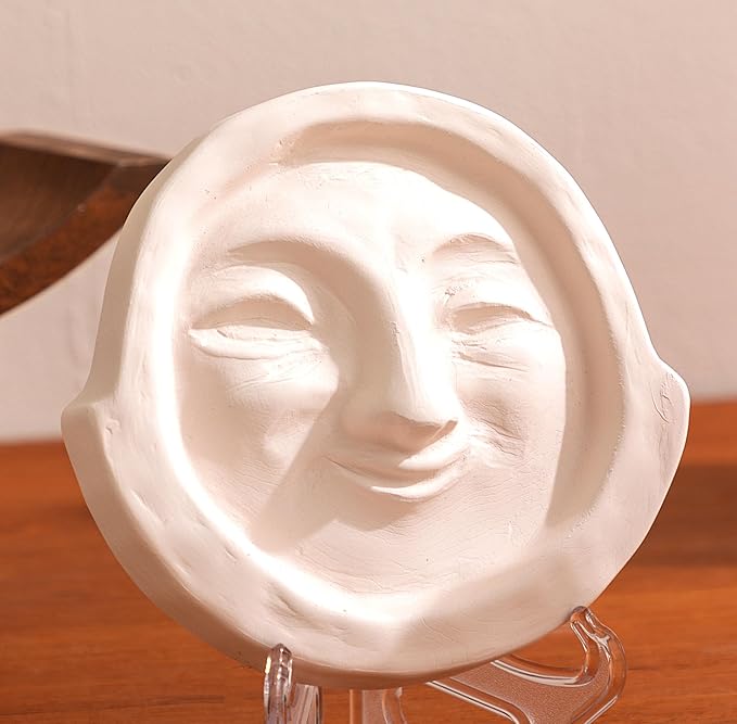 Air Purifying Healing Ceramic Object-Ancient Korean Demon Hunter's Face Roof - Image 2