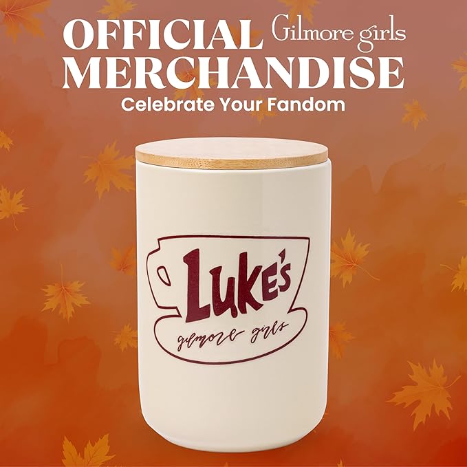 Silver Buffalo Gilmore Girls Wax Resist Ceramic Cookie Jar - Image 6