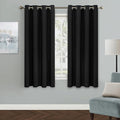 MYSKY HOME Black Out Curtains: Living Room & Bedroom, 52x63 Inch, Thermal by MYSKYHOME