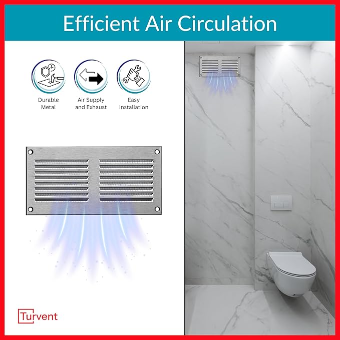 6x2 Vent Cover - HVAC Return Air Grille - Image 2