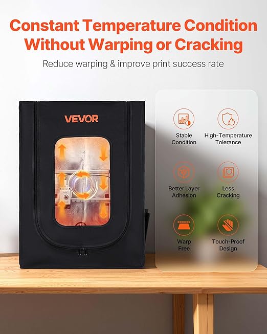 VEVOR 3D Printer Enclosure, Dustproof Waterproof Oxford Cloth 3D Printer Tent - Image 2
