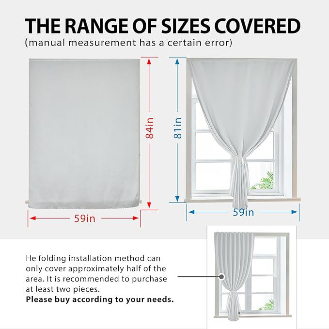 Magic Tape Stick on Portable Curtains - Image 3