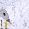 Shelf Liners for Kitchen Cabinets 12in x 10FT, Non Adhesive Drawer Liner Marble by Adwann
