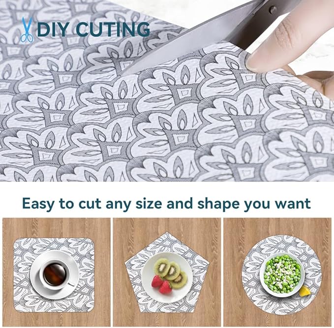 12inx50FT Shelf Liner Non Slip 12 inch Wide, Non Adhesive Drawer Liner - Image 4