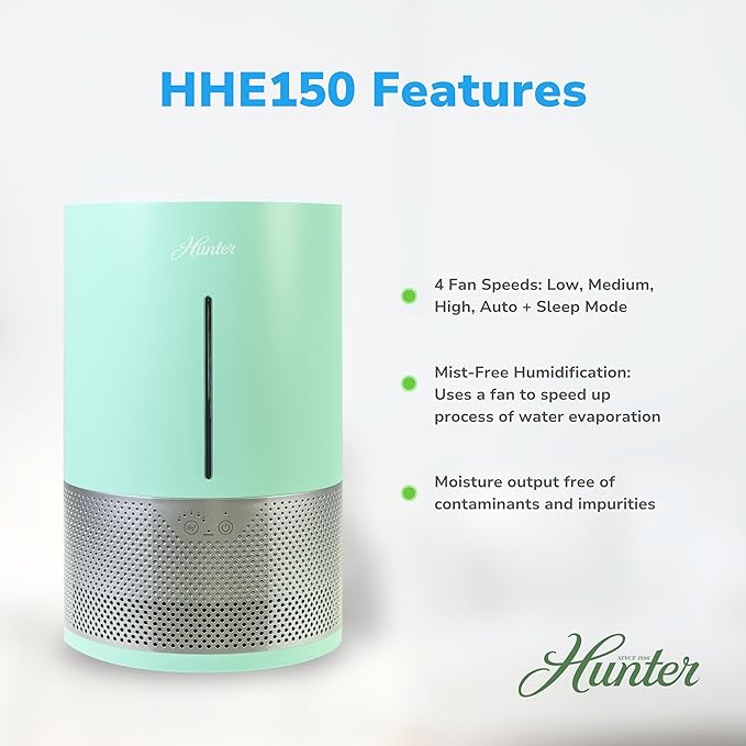 HHE150 Hunter Aspire 4.8L Evaporative Humidifier - Image 4