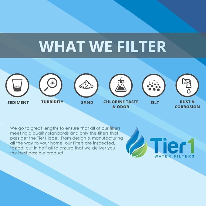 Tier1 10 Micron 10 Inch x 2.5 Inch | Whole House Carbon Block Water Filter - Image 4