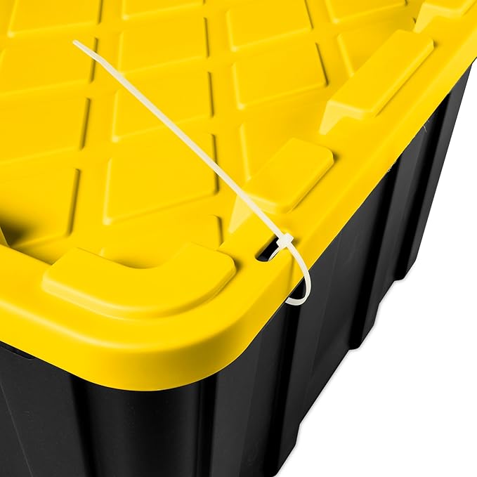 Sterilite 38 Gal Industrial Tote, Stackable Storage Bin - Image 3