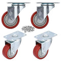 3 inch Heavy Duty Casters Capacity 1000lbs Bearing Caster Wheels Without Brake by YOOGAACASTERWHEELS