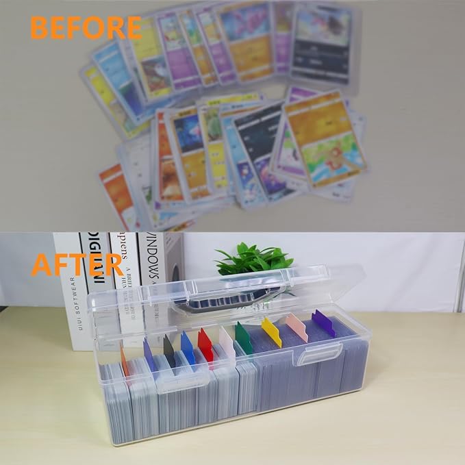 2 Pack Plastic Card Storage Box - Image 8