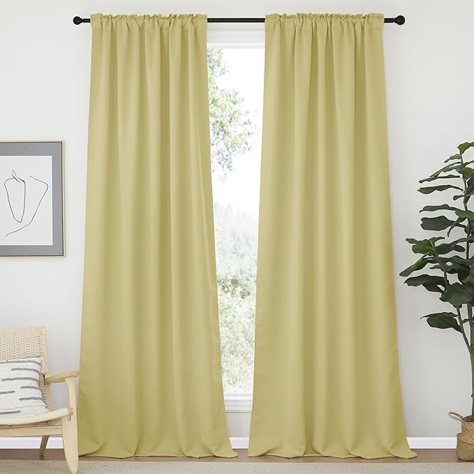 NICETOWN Bedroom Blackout Curtain Panels - Image 2
