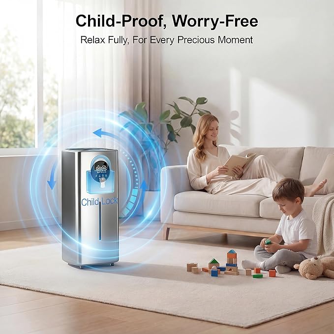 21L/5.5Gal Humidifiers for Bedroom, Humidifier Large Room - Image 6