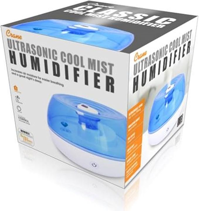 Crane Personal Ultrasonic Cool Mist Travel Humidifier and Vaporizer - Image 7