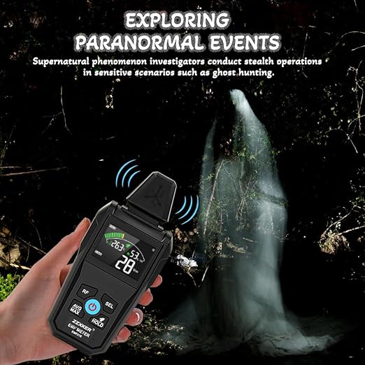 EMF Meter Radiation Detector, 5-in-1 EMF Detector, Magnetic Field & Radio - Image 8