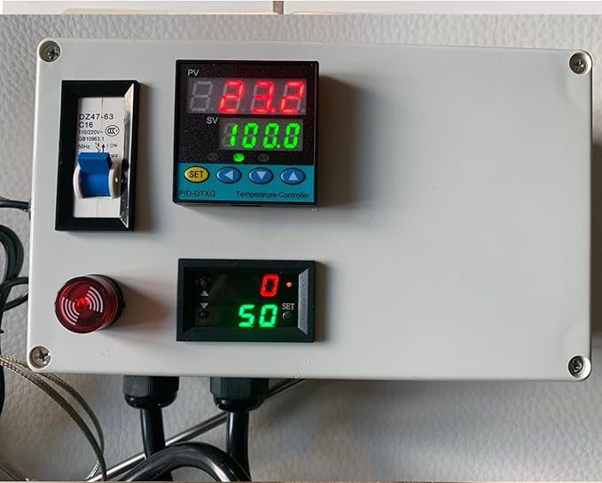 Plug & Play PID Temperature Controller + Timer Control Panel Box by Unknown