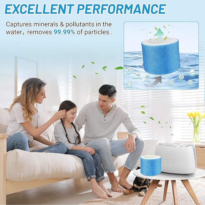 Lemige 4 Pack Upgraded HAC-504 Humidifier Filters - Image 3